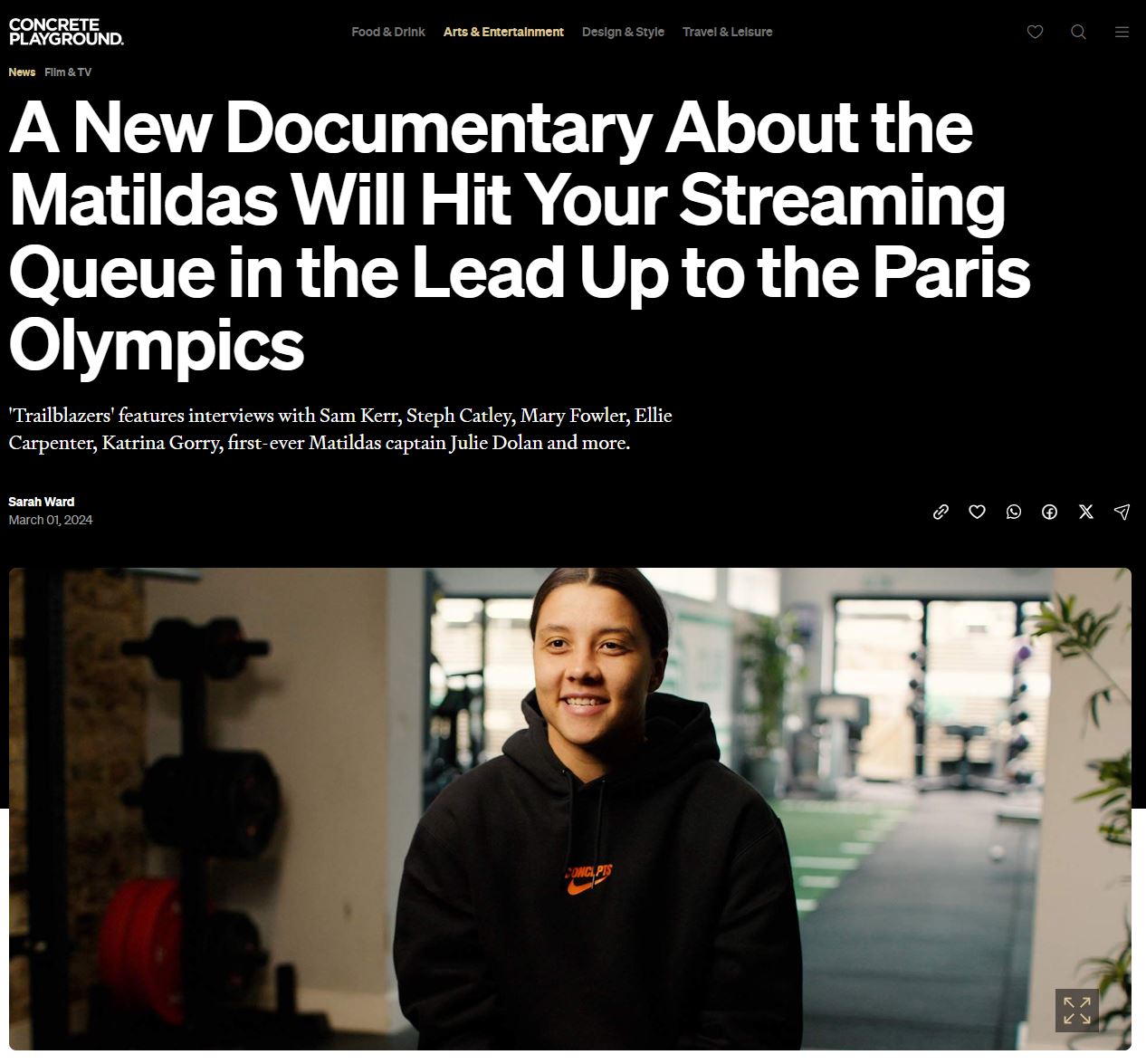 A New Documentary About the Matildas Will Hit Your Streaming Queue in the Lead Up to the Paris Olympics