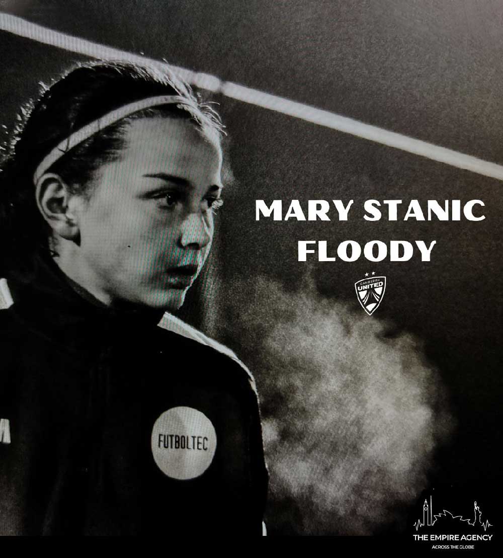 Mary Stanic Floody Canberra United Footballer